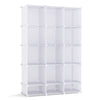13-Cube Modular Kids Wardrobe with Hanging Rod and Shelves