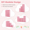 Modular Kids Wardrobe with 10 Cubes & Hanging Rod