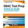 SBAC Test Prep: Grade 7 English Language Arts Literacy (ELA) Common Core Practice Book and Full-length Online Assessments: Smarter Balanced Study Guid - Paperback