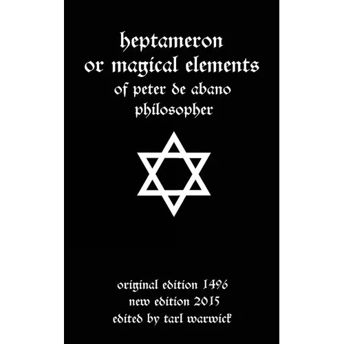 Heptameron: or Magical Elements - Paperback