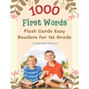 1000 First Words Flash Cards Easy Readers for 1st Grade Full Sight Word Workbook: I can read books my first box set of full sight word list with pictu - Paperback