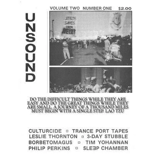 Unsound, Volume 2, #1 - Paperback