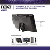 Naxa 10" Portable 12V TV & Digital Multimedia Player - Refurbished