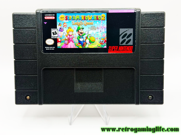 New Super Mario World 2: Luigi’s Quest – SNES (Reproduction) Cartridge