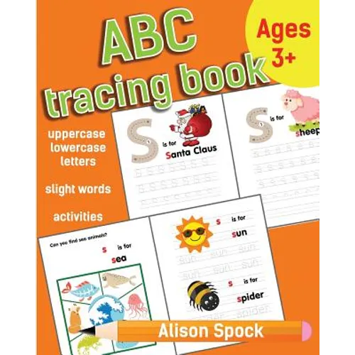 ABC tracing book: Letter Tracing Practice of the Alphabet and Sight Words! Preschool Handwriting Workbook for Kindergarten and Kids Ages 3-5. - Paperback