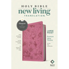 NLT Large Print Premium Value Thinline Bible, Filament Enabled (Leatherlike, Garden Pink) - Imitation Leather