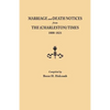 Marriage and Death Notices from the (Charleston) Times, 1800-1821 - Paperback