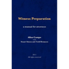 Witness Preparation: A manual for attorneys - Paperback
