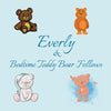 Everly & Bedtime Teddy Bear Fellows: Short Goodnight Story for Toddlers - 5 Minute Good Night Stories to Read - Personalized Baby Books with Your Chil - Paperback