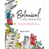 Botanical Line Drawing: 200 Step-By-Step Flowers, Leaves, Cacti, Succulents, and Other Items Found in Nature - Paperback
