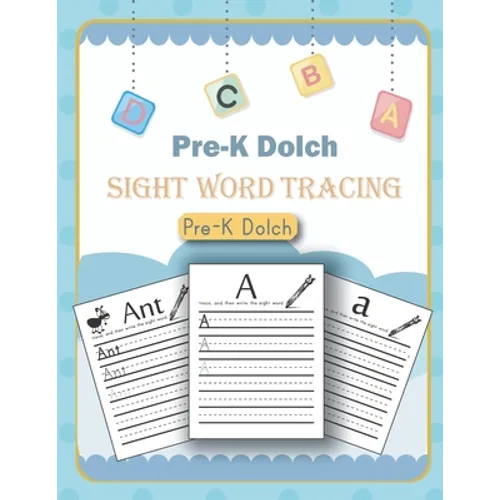 Pre-K Dolch Sight Word Tracing: 100 super sight word poems, dolch sight words, scholastic 100 words kids need to read by 2nd grade, libros de primaria - Paperback
