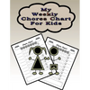 My Weekly Chores Chart for Kids: 110 Pages, 13 Months of Weekly Chores Checklists For Kids - Chart Book To Write In For Kids - Paperback