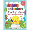 Alphabet and Numbers: Trace the Letters Workbook for Toddlers. Age 3+ (8,5x11, Coloring, Cut out): Pre k, Kindergarten, 1st Grade and Kids - Paperback