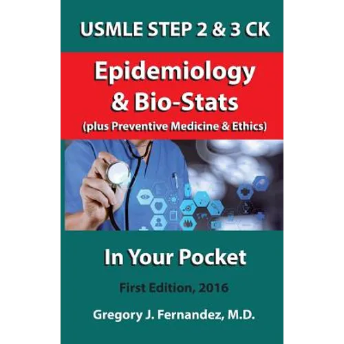 USMLE STEP 2 CK Epidemiology In Your Pocket: Epidemiology - Paperback