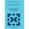 Recent Progress in Inequalities - Hardcover