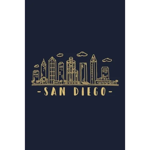 San Diego Skyline: San Diego travel inspired design. City of California, sights and history. Skyline and Cityscape. - Paperback