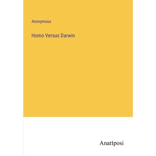 Homo Versus Darwin - Paperback