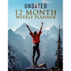 Undated 12 Month Weekly Planner with Affirmations - Paperback