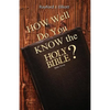 How Well Do You Know the Holy Bible?: Bible Trivia - Paperback
