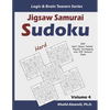 Jigsaw Samurai Sudoku: 500 Hard Jigsaw Sudoku Puzzles Overlapping into 100 Samurai Style - Paperback