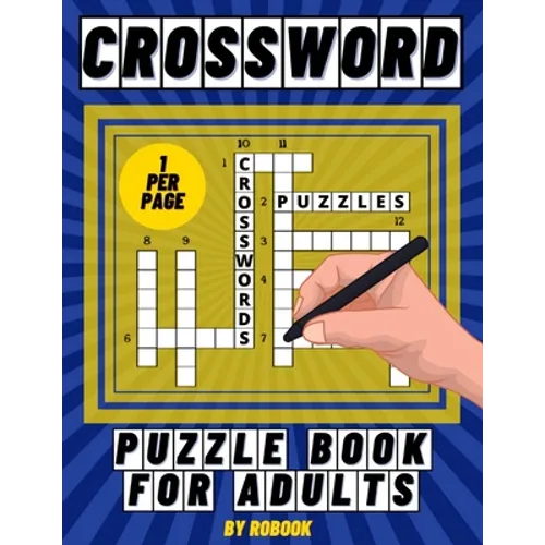 Crossword Puzzle Book for Adults: Large Print Crossword Puzzles, Brain Workout, Prevents Alzheimer's Disease and Dementia - Paperback