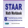 STAAR Math Workbook: 8th Grade Math Exercises, Activities, and Two Full-Length STAAR Math Practice Tests - Paperback