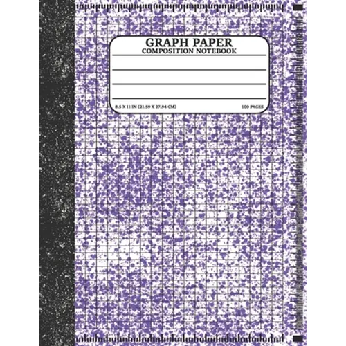 Graph Paper Composition Notebook: Math and Science Lover Graph Paper Cover Watercolor (Quad Ruled 4 squares per inch, 100 pages) Birthday Gifts For Ma - Paperback