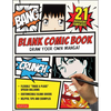 Blank Comic Book: Draw Your Own Manga! (84 Blank Pages of 21 Different Templates) - Paperback