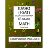 8th Grade IDAHO I-SAT, 2019 MATH, Test Prep: : 8th Grade IDAHO STANDARDS ACHIEVEMENT TEST 2019 MATH Test Prep/Study Guide - Paperback