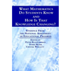 What Mathematics Do Students Know and How Is That Knowledge Changing? Evidence from the National Assessment of Educational Progress - Paperback