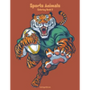 Sports Animals Coloring Book 2 - Paperback