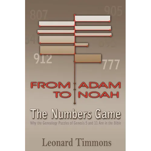 From Adam to Noah-The Numbers Game: Why the Genealogy Puzzles of Genesis 5 and 11 Are in the Bible - Paperback