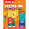Preschool Big Fun Workbook: 256-Page Preschool Learning Workbook, Practice Math, Writing, Shapes and More with Puzzles and Activities for Preschoolers - Paperback
