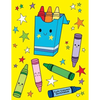 Cute Crayons Sketchbook: Jumbo Drawing Pad For Sketching, Doodling And Coloring - Paperback