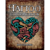 Tattoo Coloring Book: Modern Tattoo Designs, Skulls, Hearts - Paperback