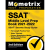 SSAT Middle Level Prep Book 2021-2022 - SSAT Secrets Study Guide, Full-Length Practice Test, Video Tutorials, Covers Quantitative (Math), Verbal (Voca - Paperback