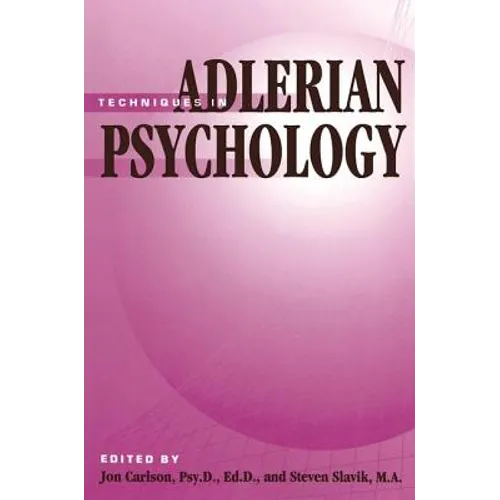 Techniques in Adlerian Psychology - Paperback