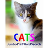 Cats Jumbo Print Word Search - Paperback