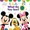 Disney Baby: 1, 2, 3 What Do You See? - Board Book