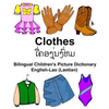 English-Lao (Laotian) Clothes Bilingual Children's Picture Dictionary - Paperback
