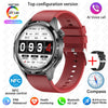 BOXUXING 2026 New Smart Watch Men Watch 5 Pro AMOLED HD Screen Bluetooth Call GPS Trajectory NFC Heart Rate Compass SmartWatches