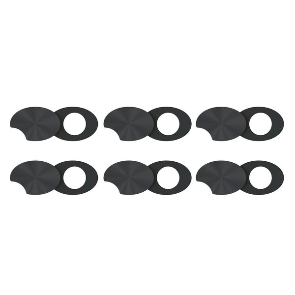 Smart Glasses LED Light Blocking Stickers Fit for Meta Sliding Reusable Adhesive Eyeglass Camera Cover Black