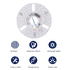 5.3 Inch Ceiling Fan LED Light Replacement 24W 3CCT Dimmable Magnetic LED Fan Light Board Panel Retrofit Light with Memory