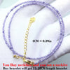 Fashion Faceted 2mm Beads Necklace | Mini Natural Stone Amethyst Quartz Agate Choker