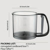 Flour sifter handheld semi-automatic double-decker filter flour baking special sieve kitchen ultra-fine filter cup mesh