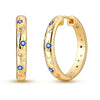 925 Sterling Silver Hoop Earrings with Zircon | Classic U-Shaped Women Jewelry