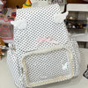 Kawaii Polka Dot Backpack