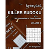 Krazydad Killer Sudoku Volume 2: 360 Intermediate to Tough Puzzles - Paperback