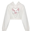 Heart Hoodie & Shorts Outfit