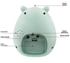 Cute Hamster Clock & Night Light